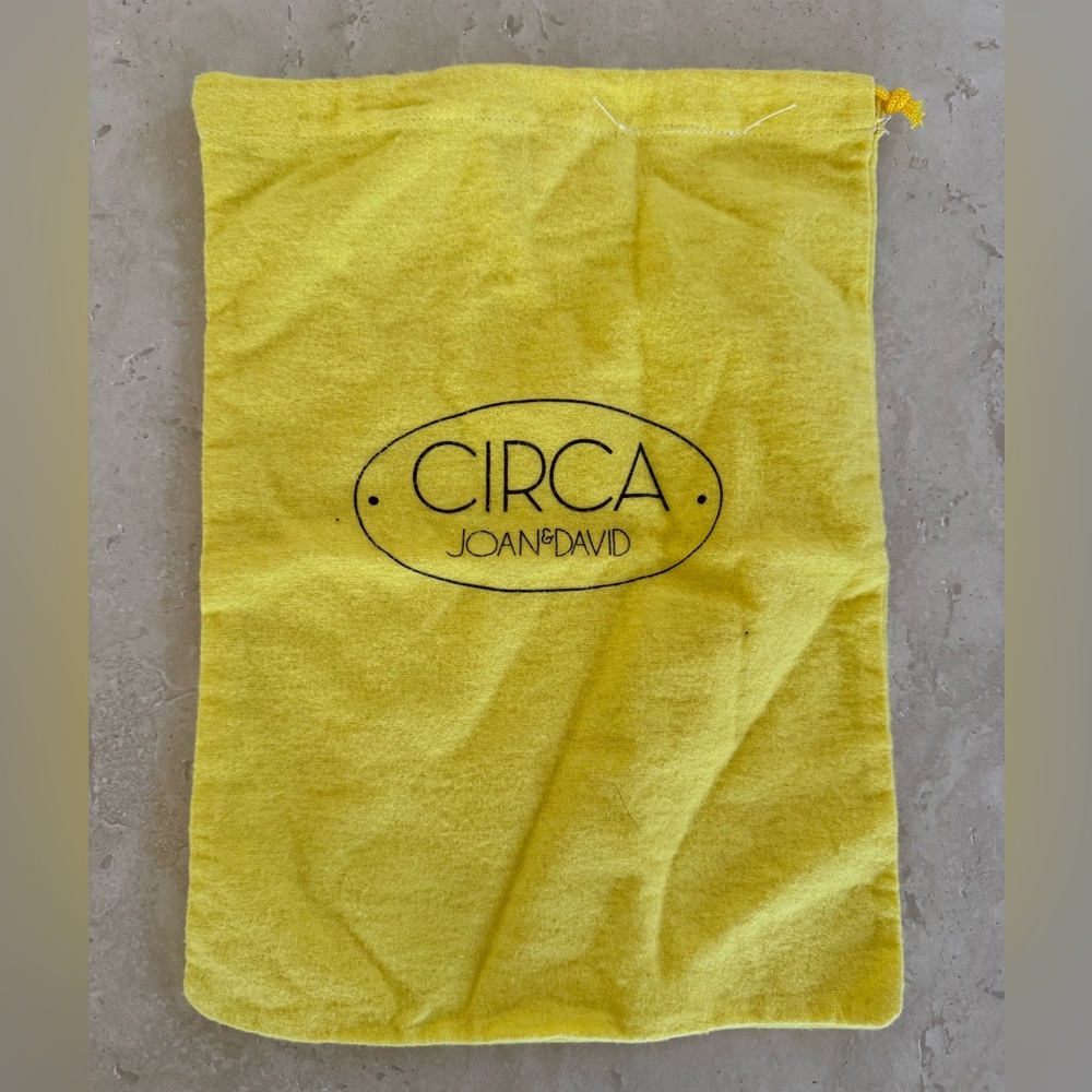 Joan & David Yellow Travel Dust Bag